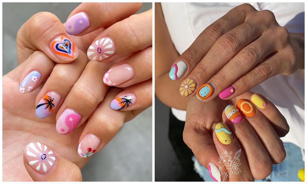 15 Mismatched French Manis That Add Vibrance to the Classic Design
