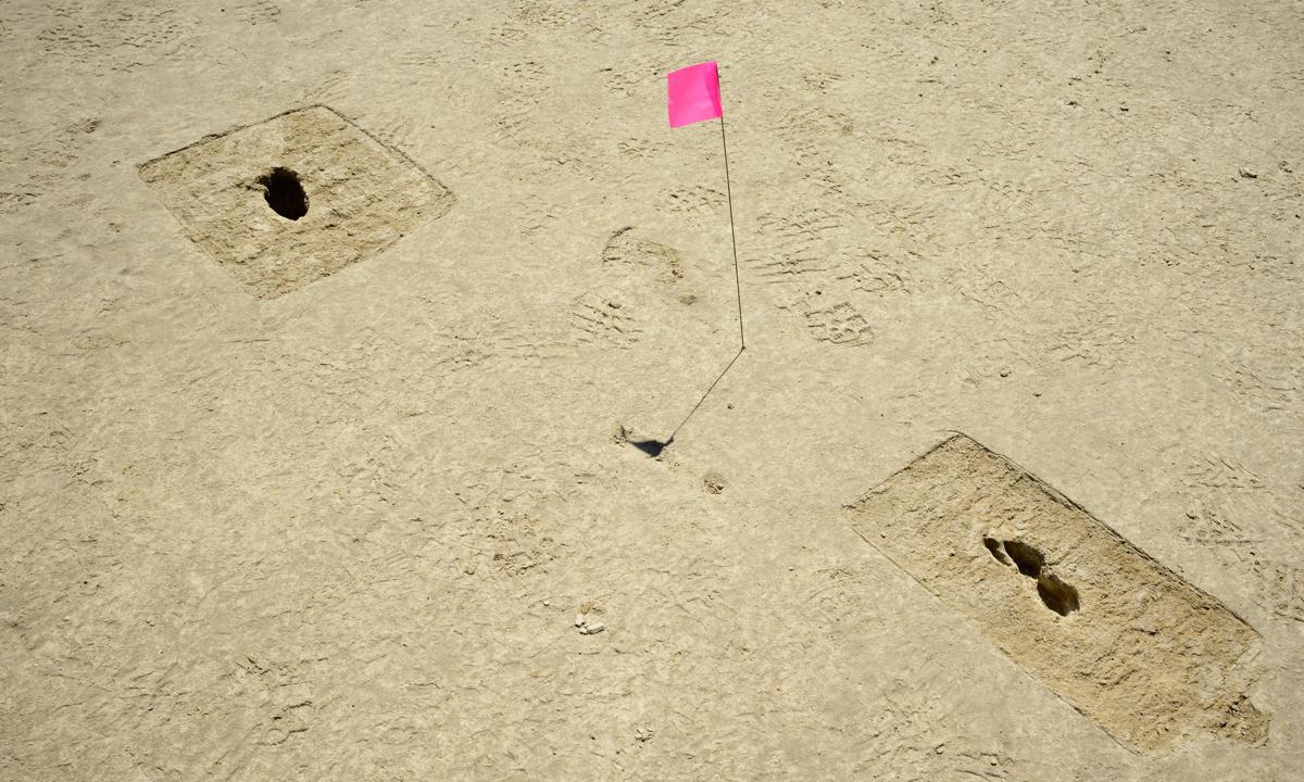 Ghost Footprints’ In Desert of Utah