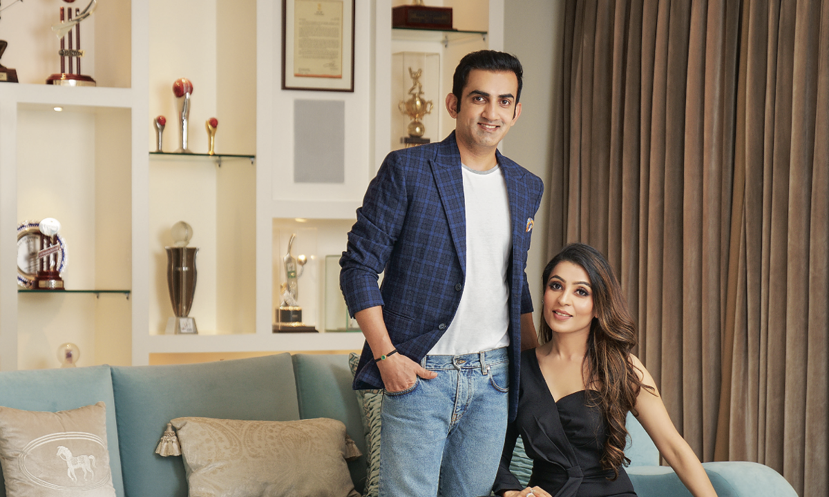Gautam Gambhir with his Wife Natasha Gambhir