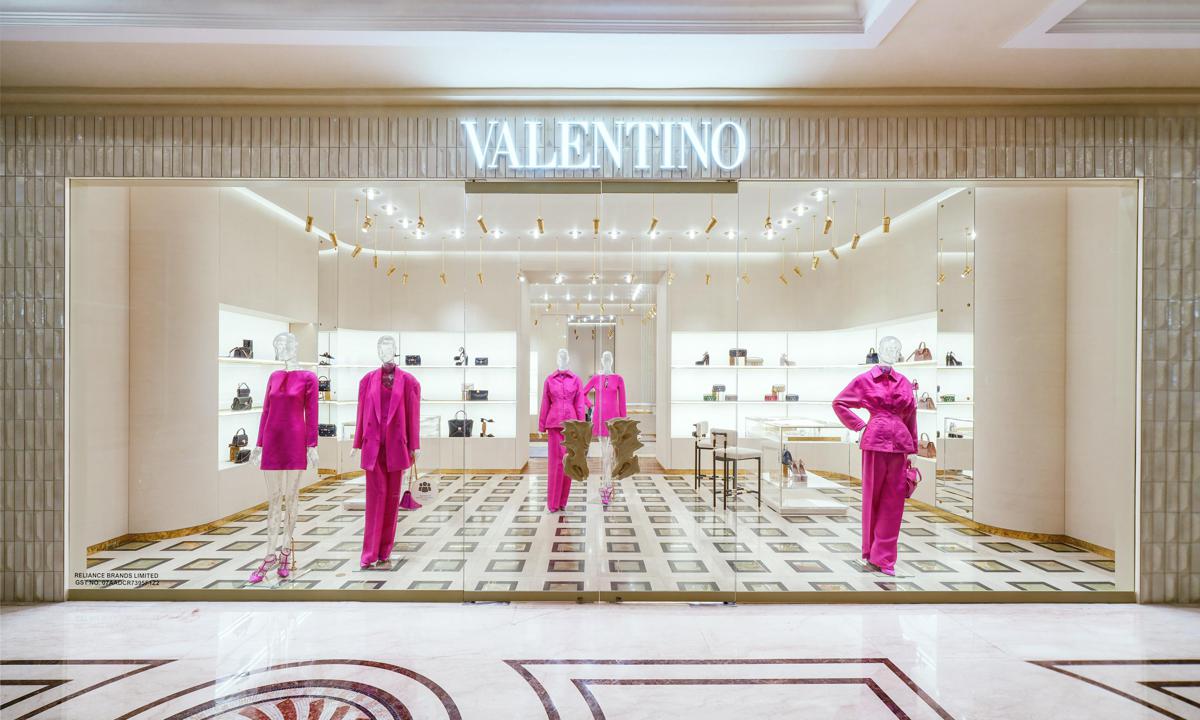 Valentino First Store in India