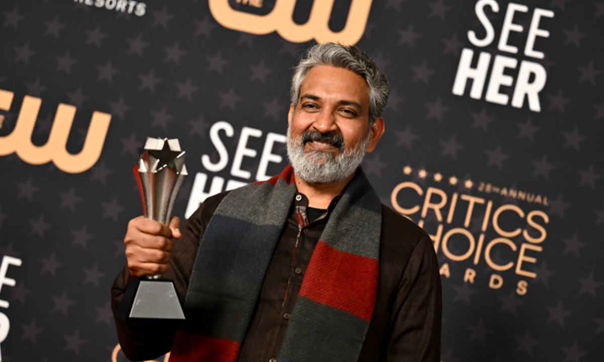 SS Rajamouli at Critics Choice Awards