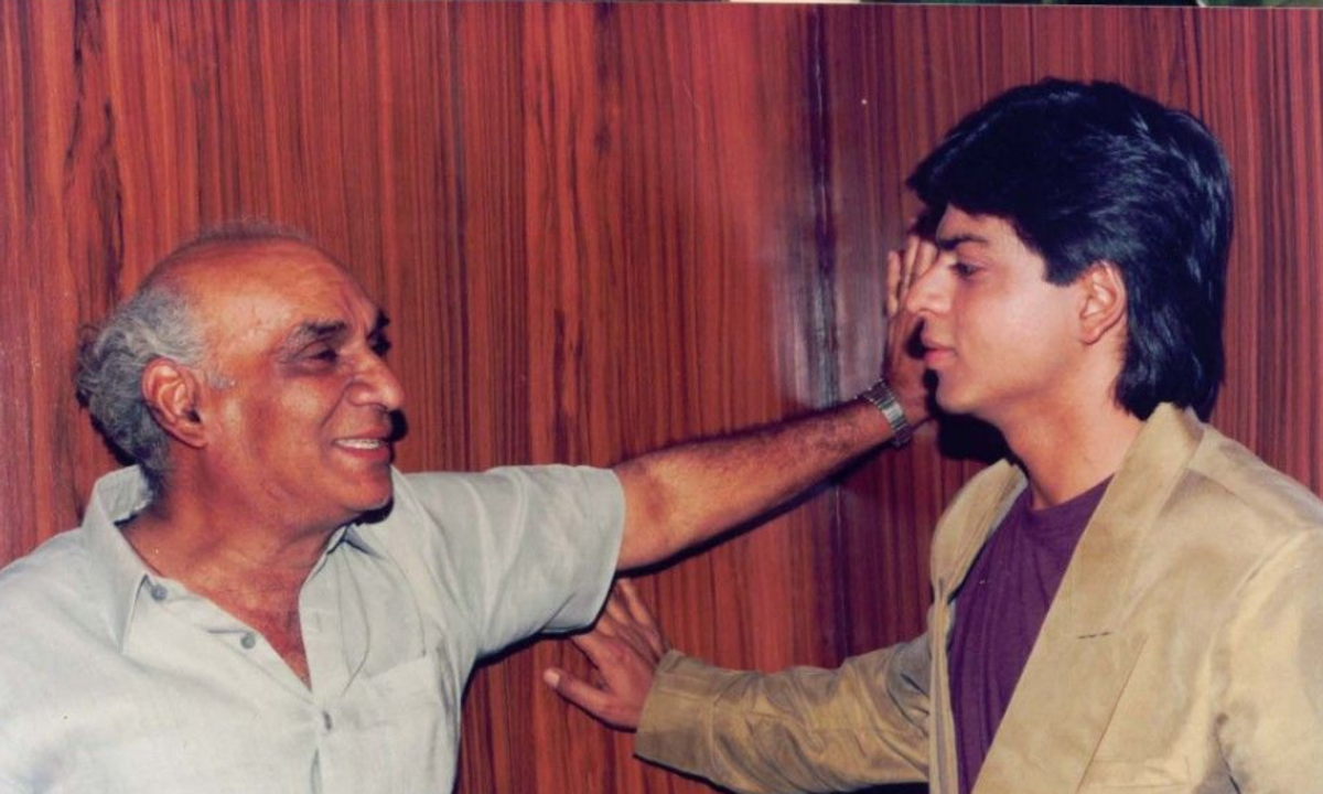 Yash Chopra and Shah Rukh Khan