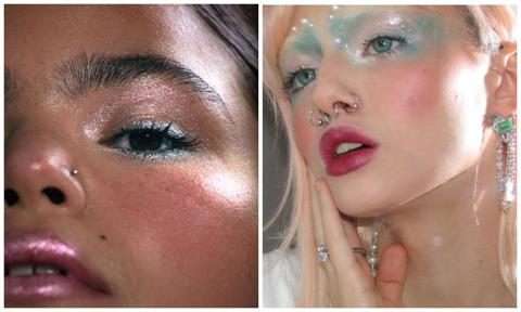 The Celestial Eyes Makeup Trend Is