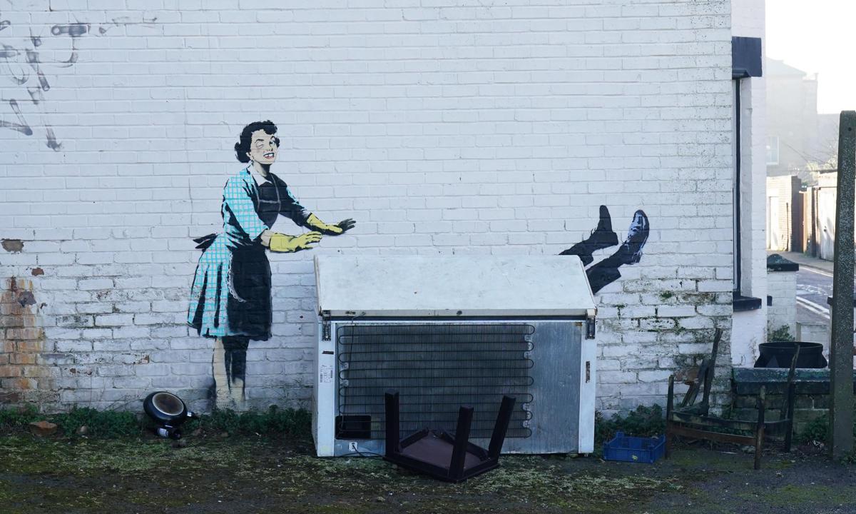 New Banksy Graffiti Artwork