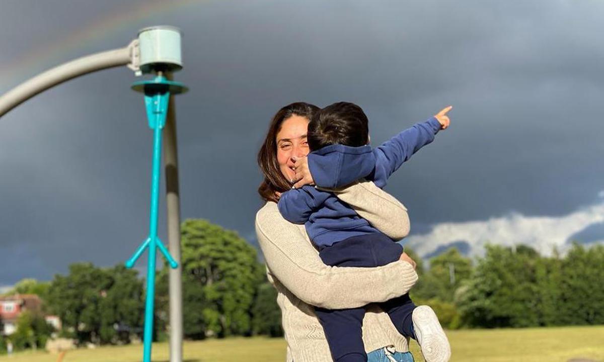 Kareena Kapoor with Her Son Jeh