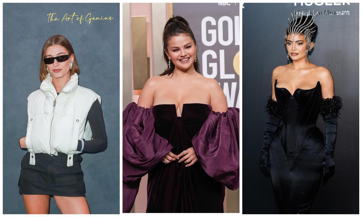 Selena Gomez, Kylie Jenner, and Hailey Bieber