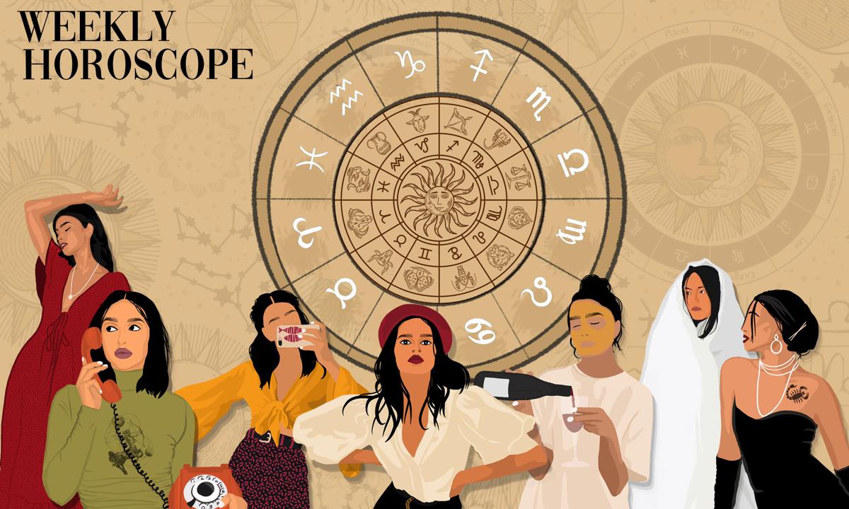 Weekly Horoscope banner for HELLO! India