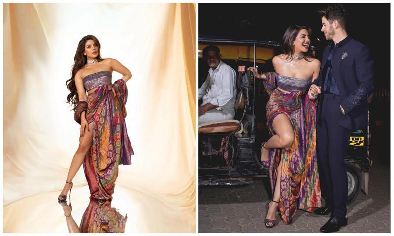 5 times Priyanka Chopra picked a stunning sari to make a statement | VOGUE  India