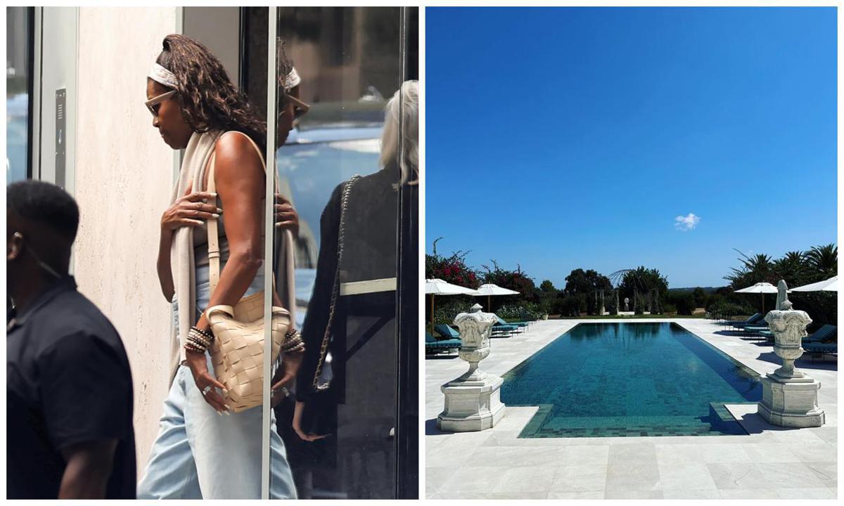 Michelle Obama on Spain Vacation