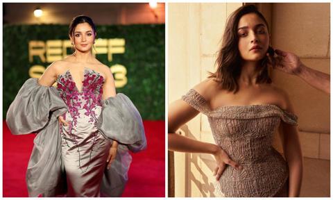 Alia Bhatt's red gown is what boomerang dreams are made of | VOGUE India