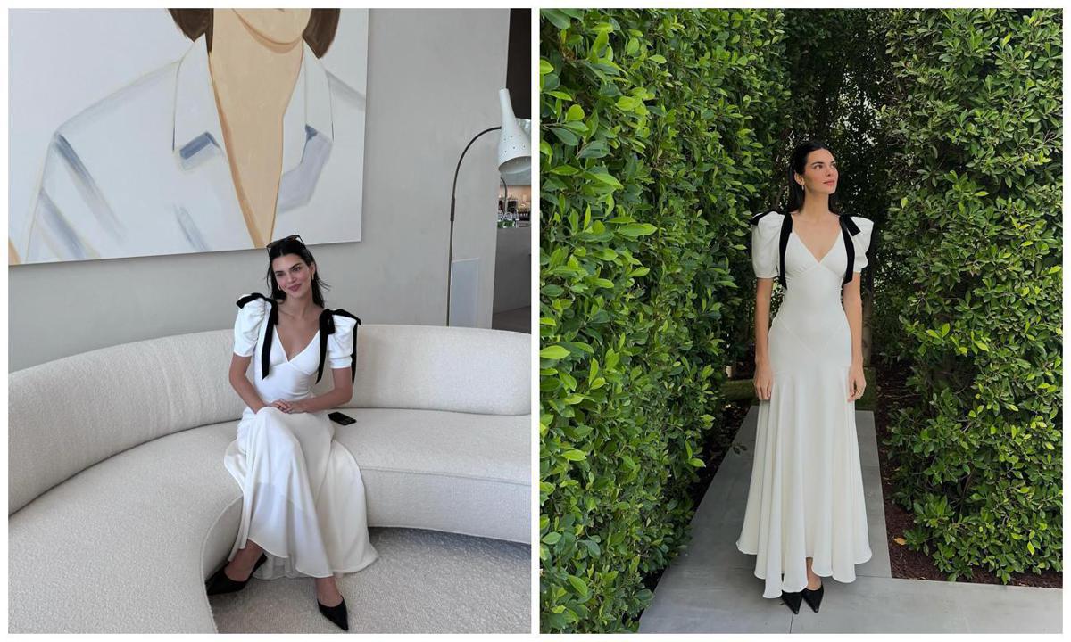 Kendall Jenner in White Dress